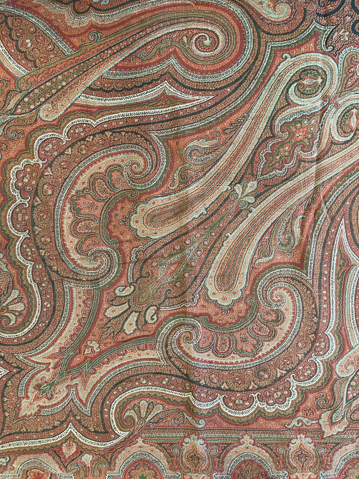 Indian Paisley Shawl ID: D041