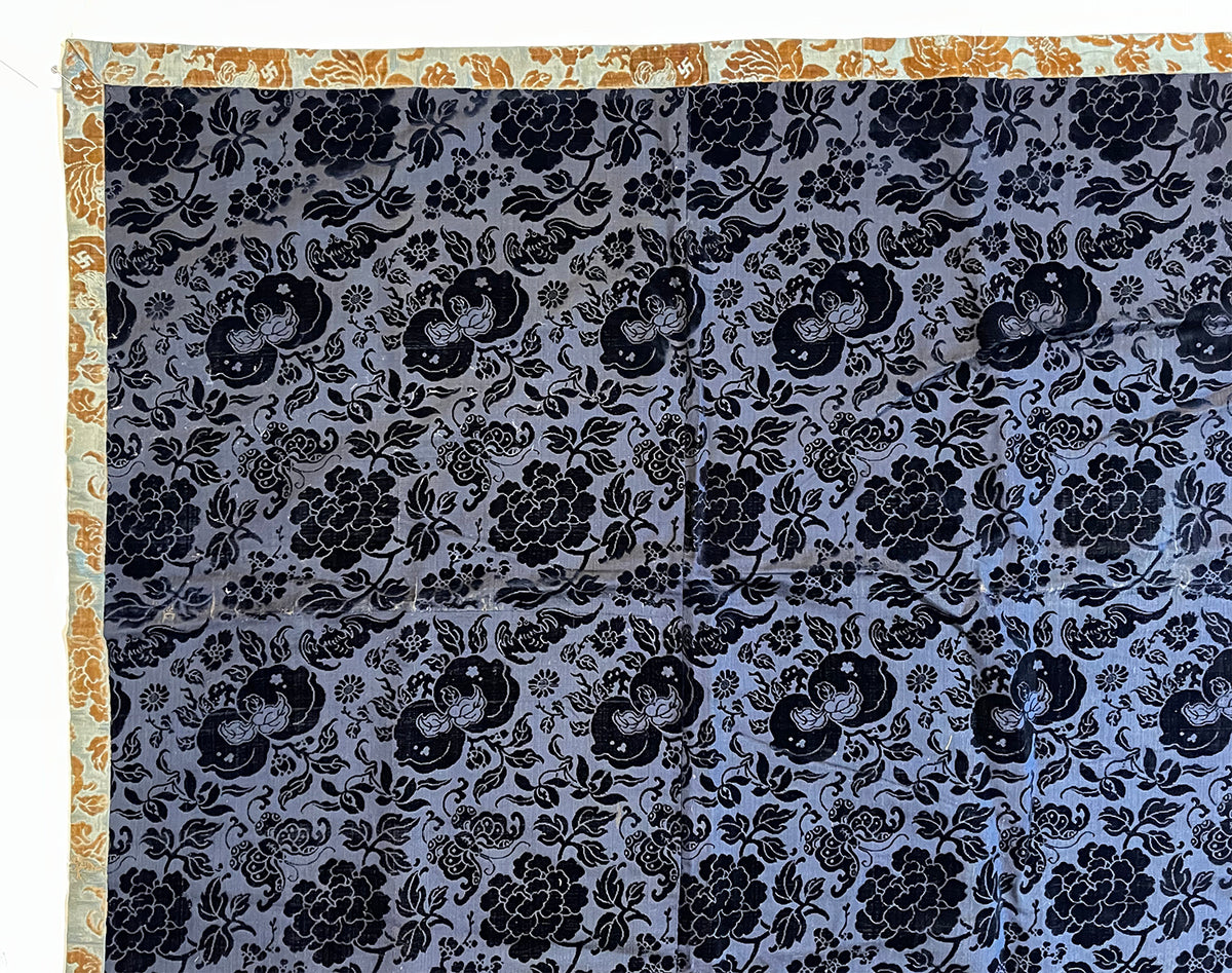 18th Century French Cut Velvet ID: D0619-12