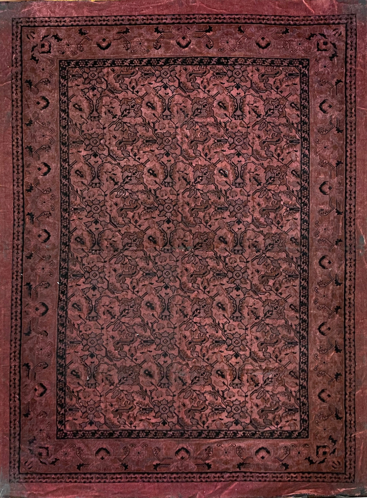 19th Century European Cut Velvet ID: D111