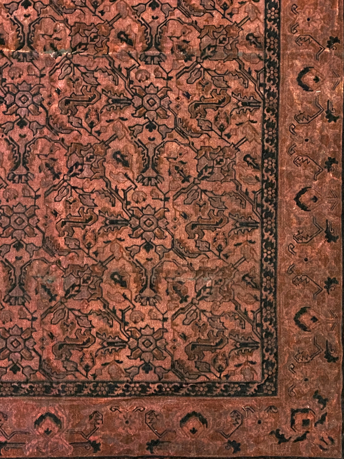 19th Century European Cut Velvet ID: D111
