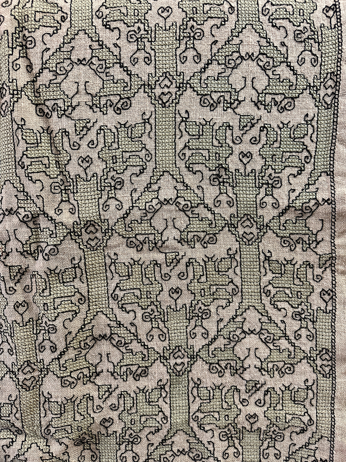 20th Century Greek Needlepoint ID: L019