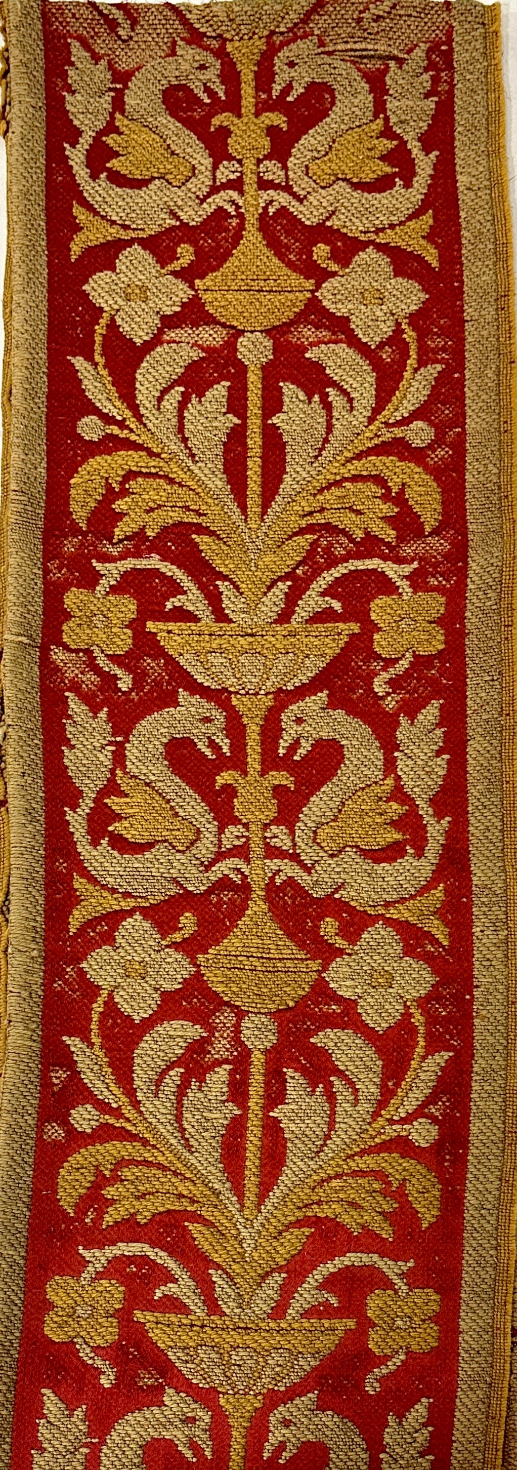 18th Century Italian Border Embroidery ID: M152