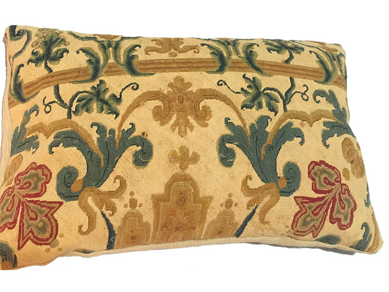 18th Century Needlepoint Pillow ID: P111503