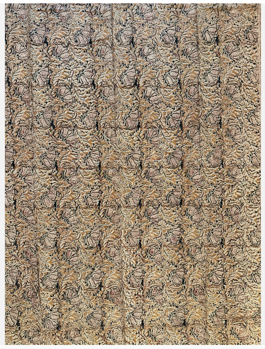 19th Century Turkish Woodblock Print on Fine Cotton