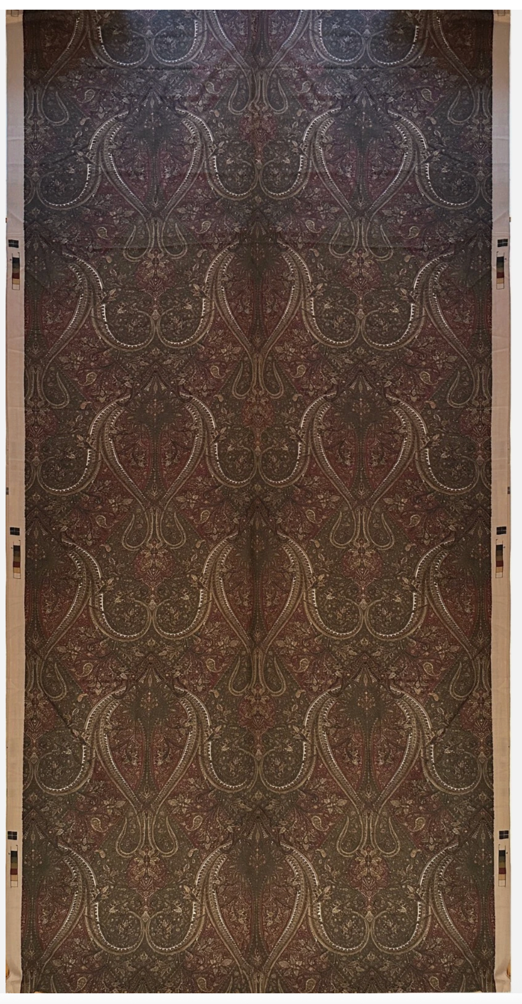 19th Century Woodblock on Linen