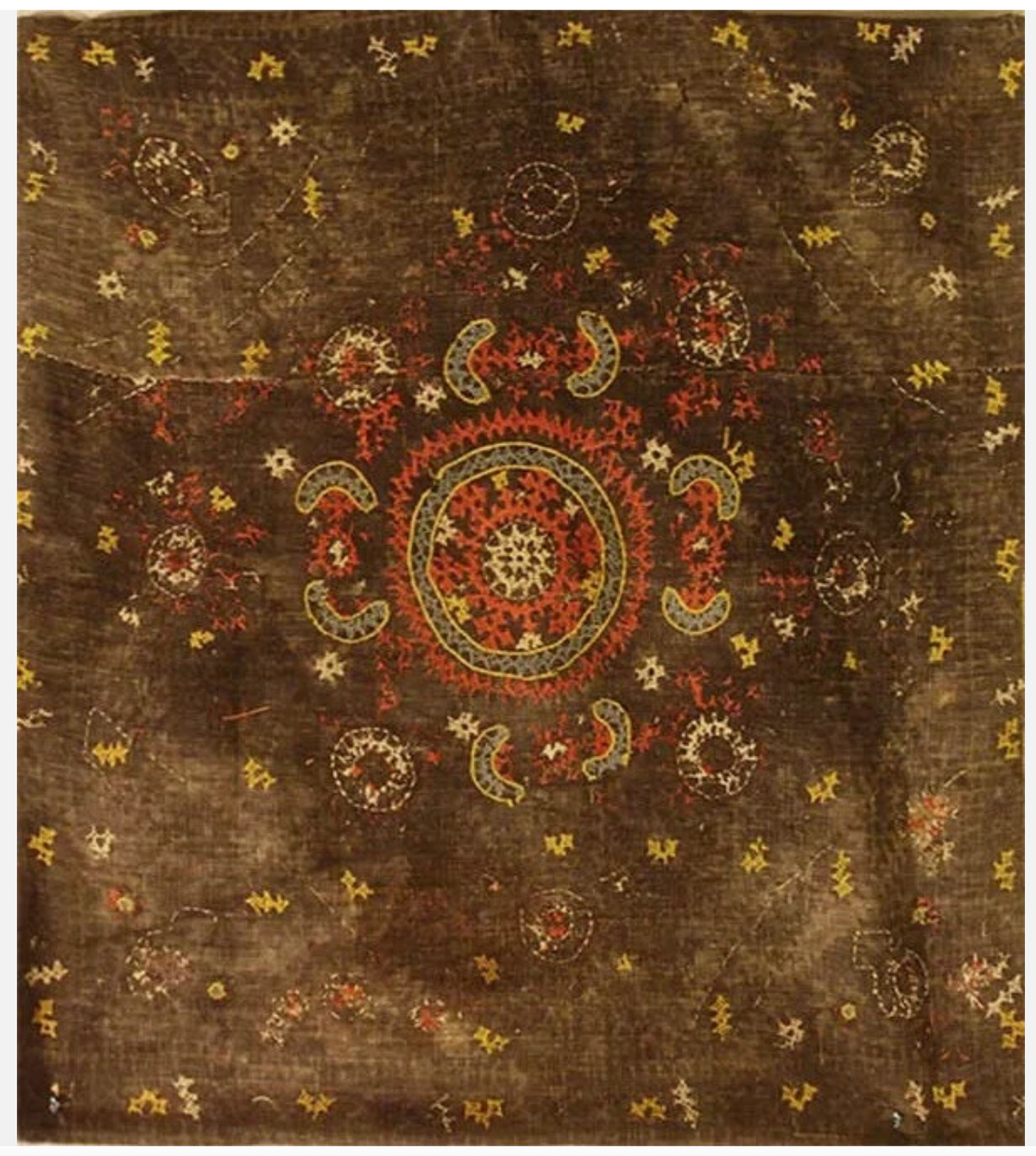 18th Century Turkish Linen Embroidery
