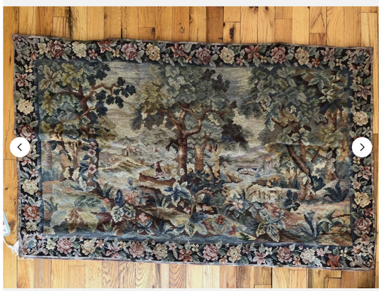 19th Century French Needlepoint Tapestry