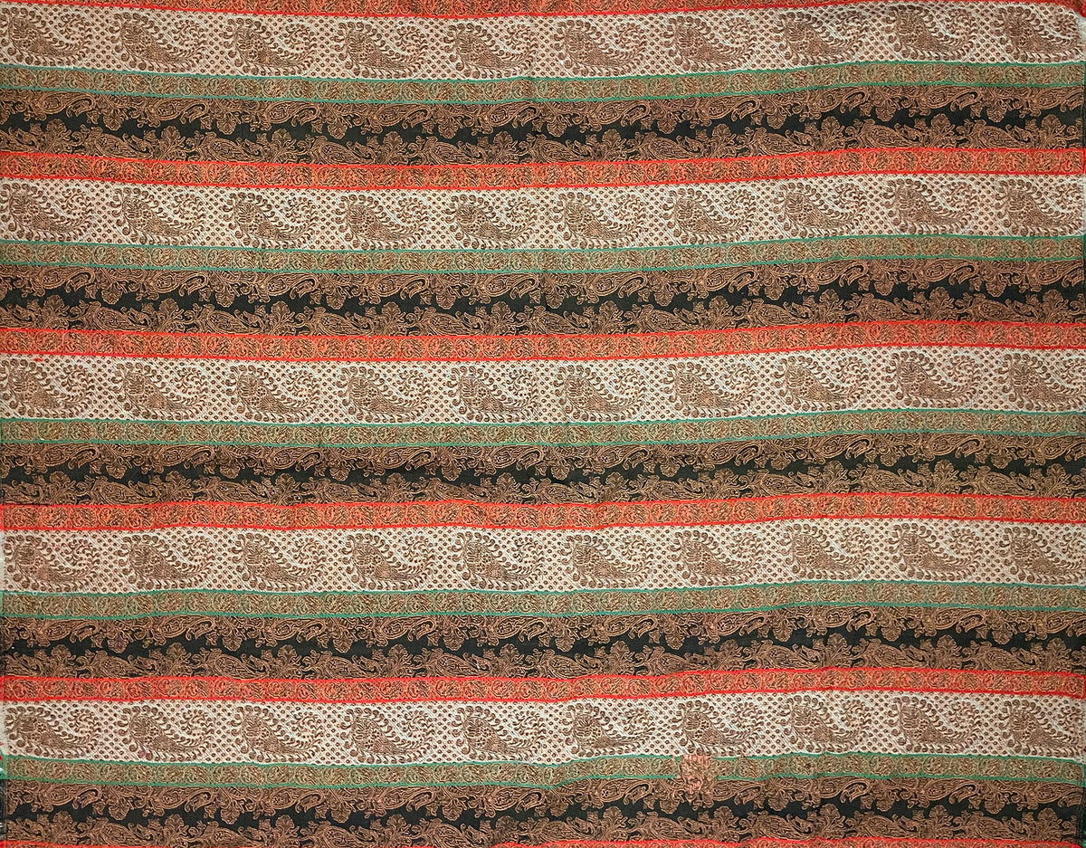 20th Century Indian Wool Paisley ID: T042104