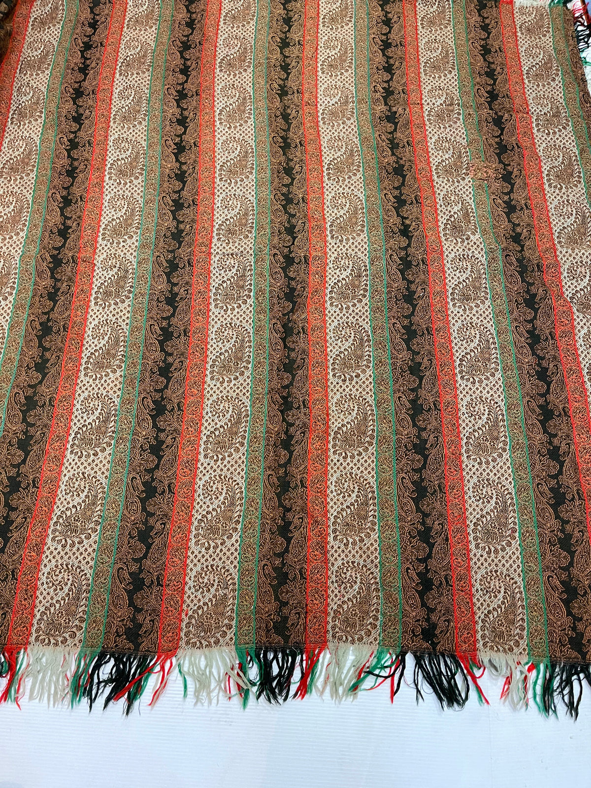 20th Century Indian Wool Paisley ID: T042104