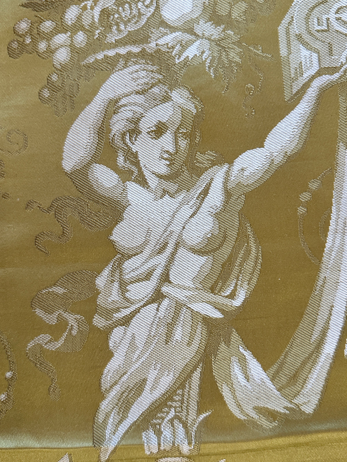 French Napoleon Yellow Textile ID: T082425