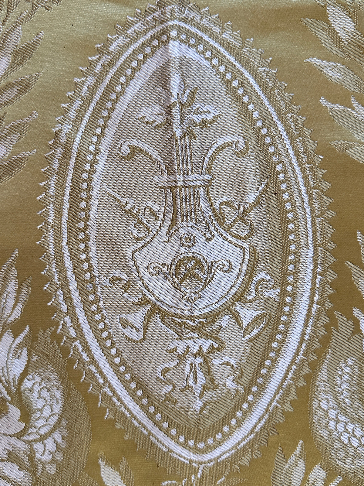 French Napoleon Yellow Textile ID: T082425