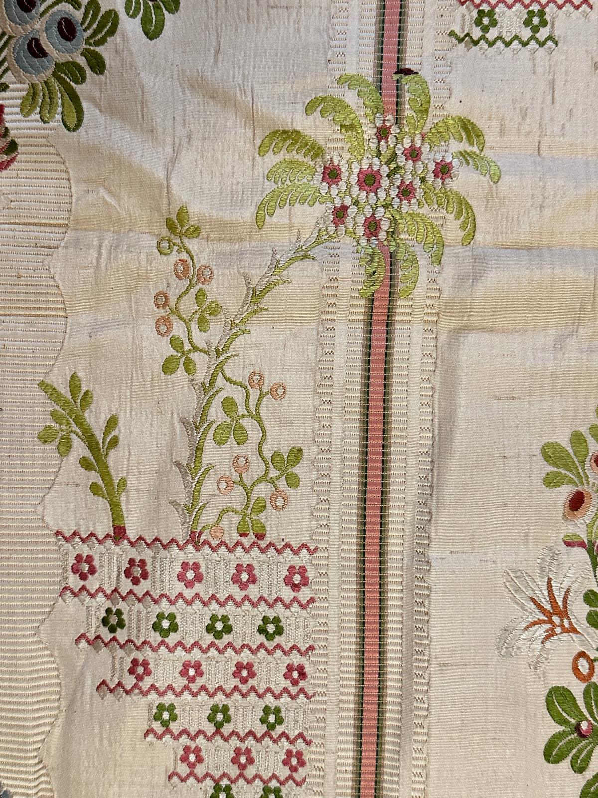 18th Century French Silk Textile ID: T082437
