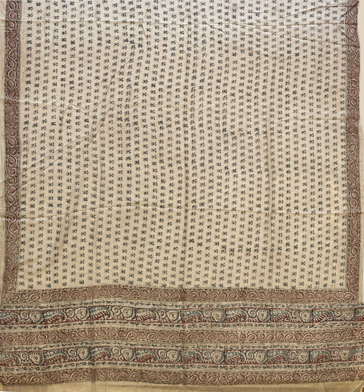 20th Century Turkish Woodblock Print on Cotton iD: T082438