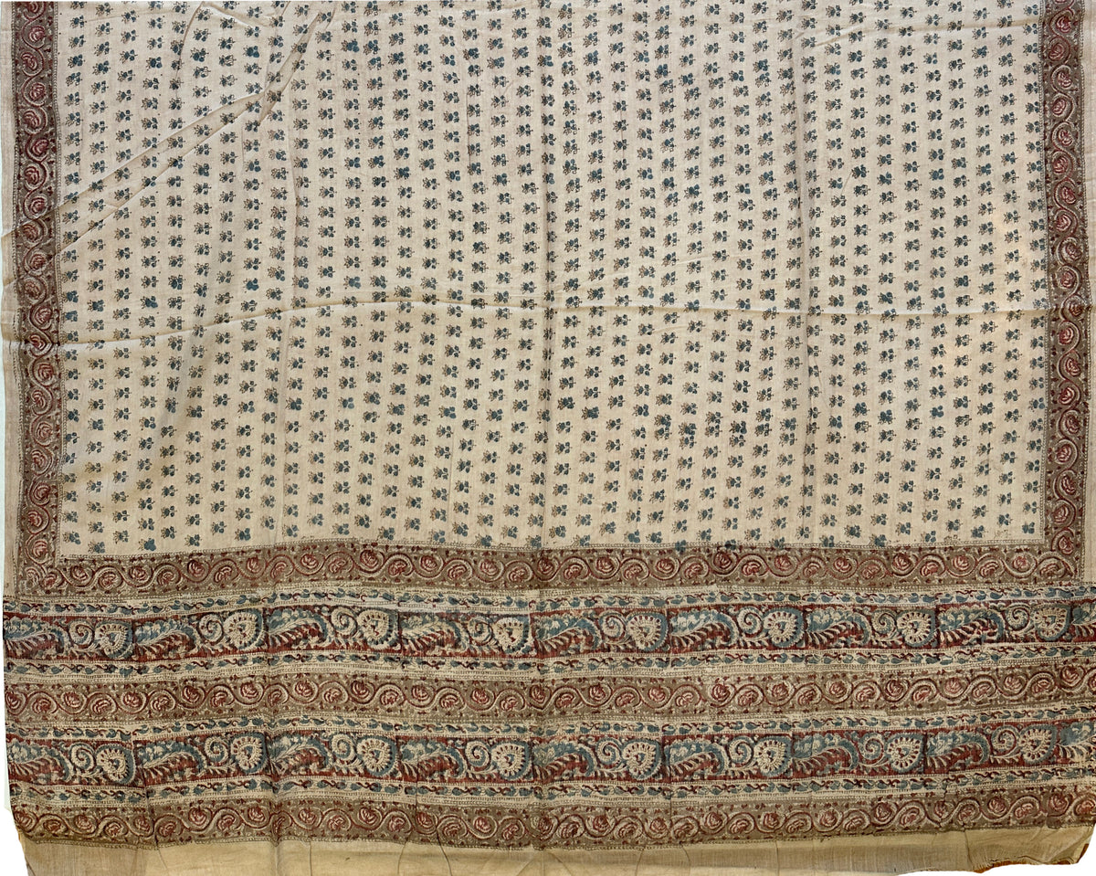20th Century Turkish Woodblock Print on Cotton iD: T082438