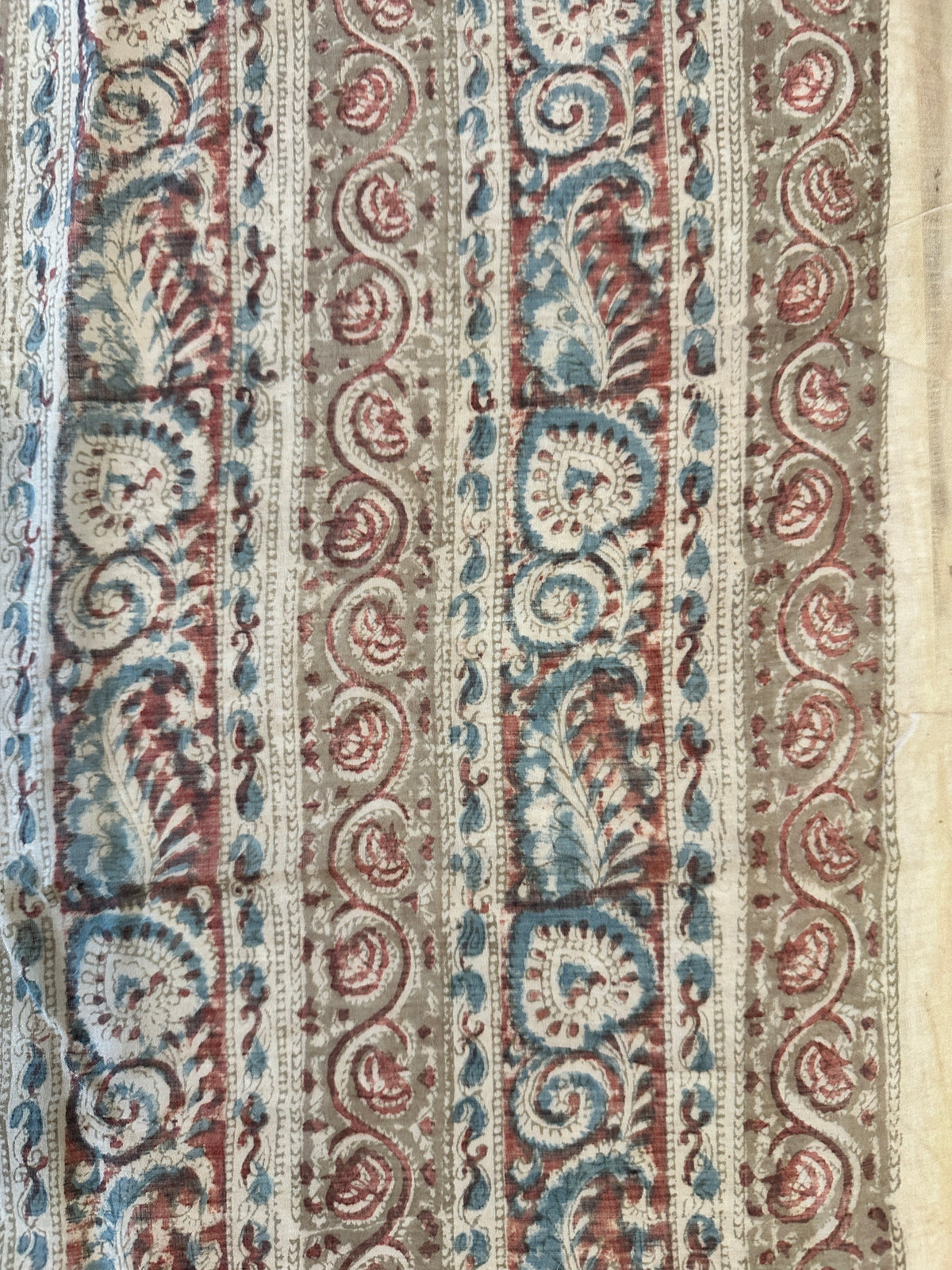 20th Century Turkish Woodblock Print on Cotton iD: T082438