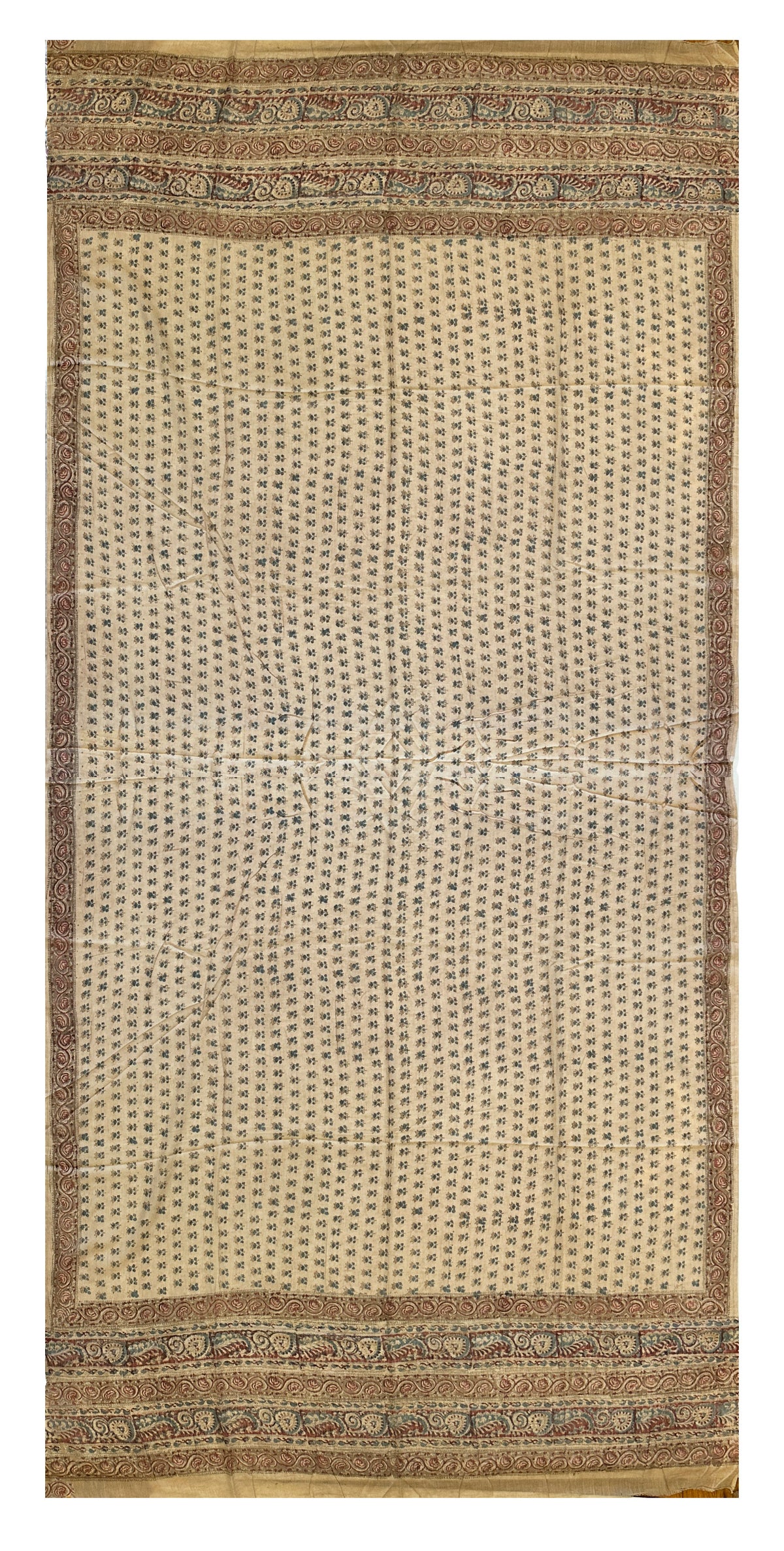 20th Century Turkish Woodblock Print on Cotton iD: T082438