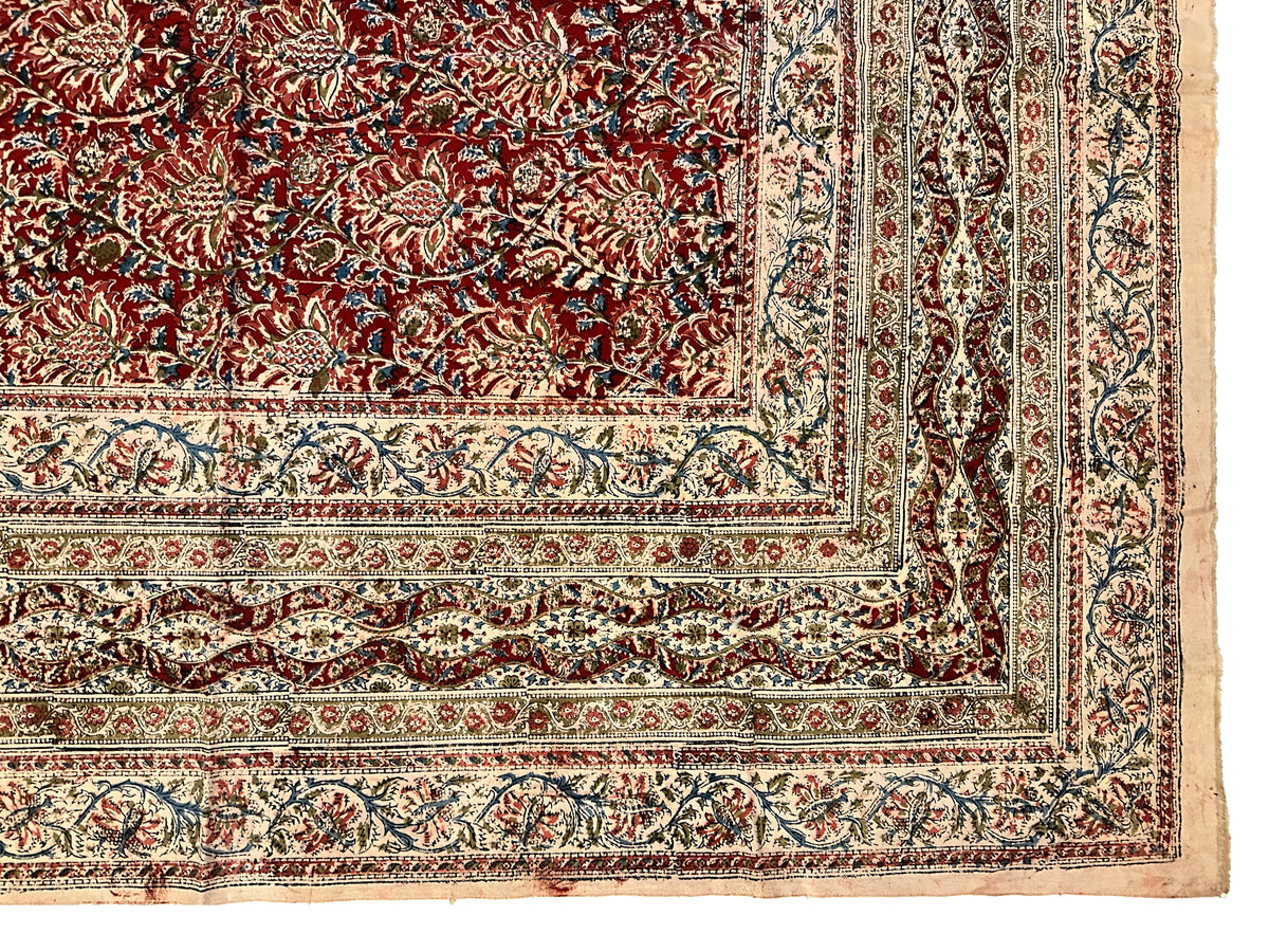 Large Turkish Woodblock Print on Fine Cotton ID: T082454