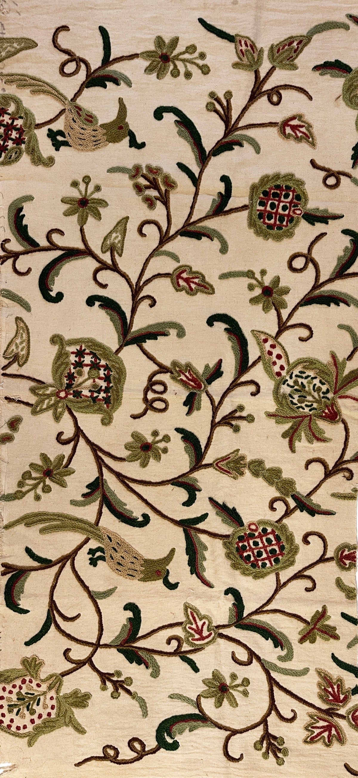20th Century American Crewel Work ID: T082457