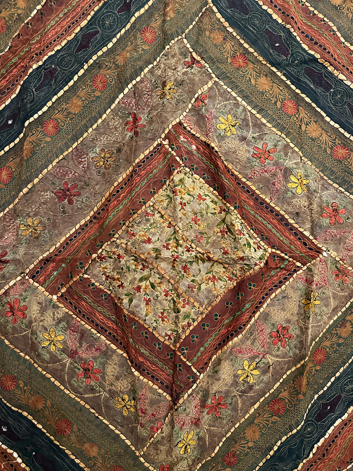 19th Century Indian Coverlet ID: T122203