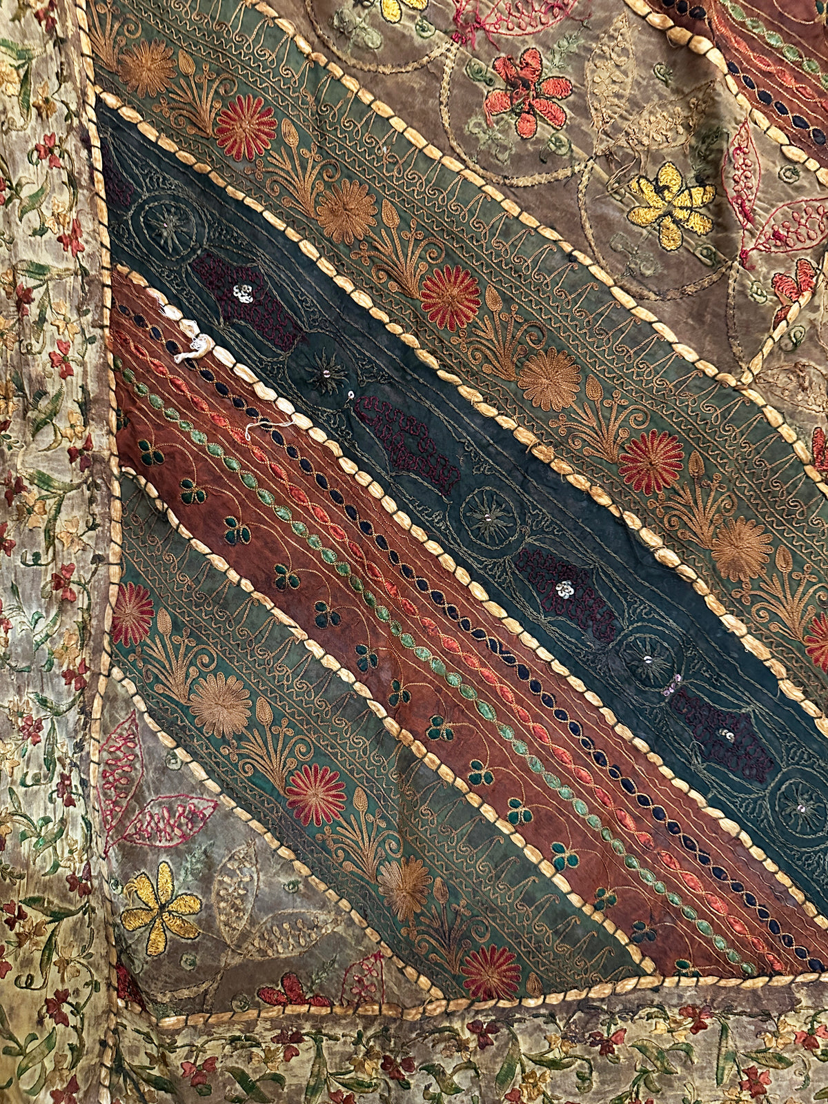 19th Century Indian Coverlet ID: T122203