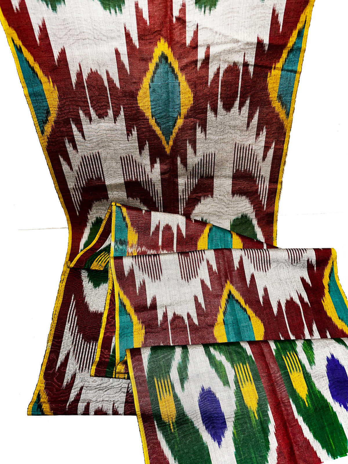 19th Century Asian Silk Ikat ID: T122204