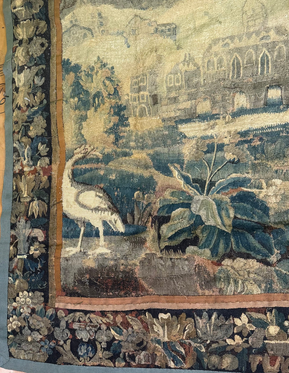 17th Century Flemish Verdure Tapestry ID: 112717