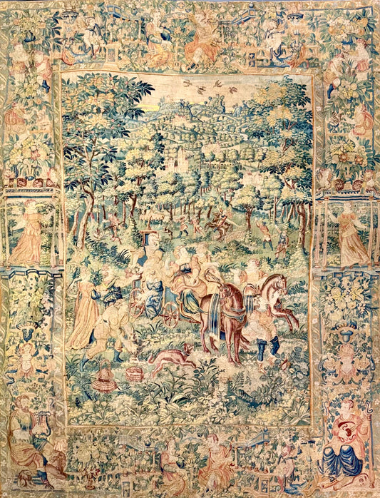 16th Century Game Park Flemish/Brussels Tapestry ID: 910018