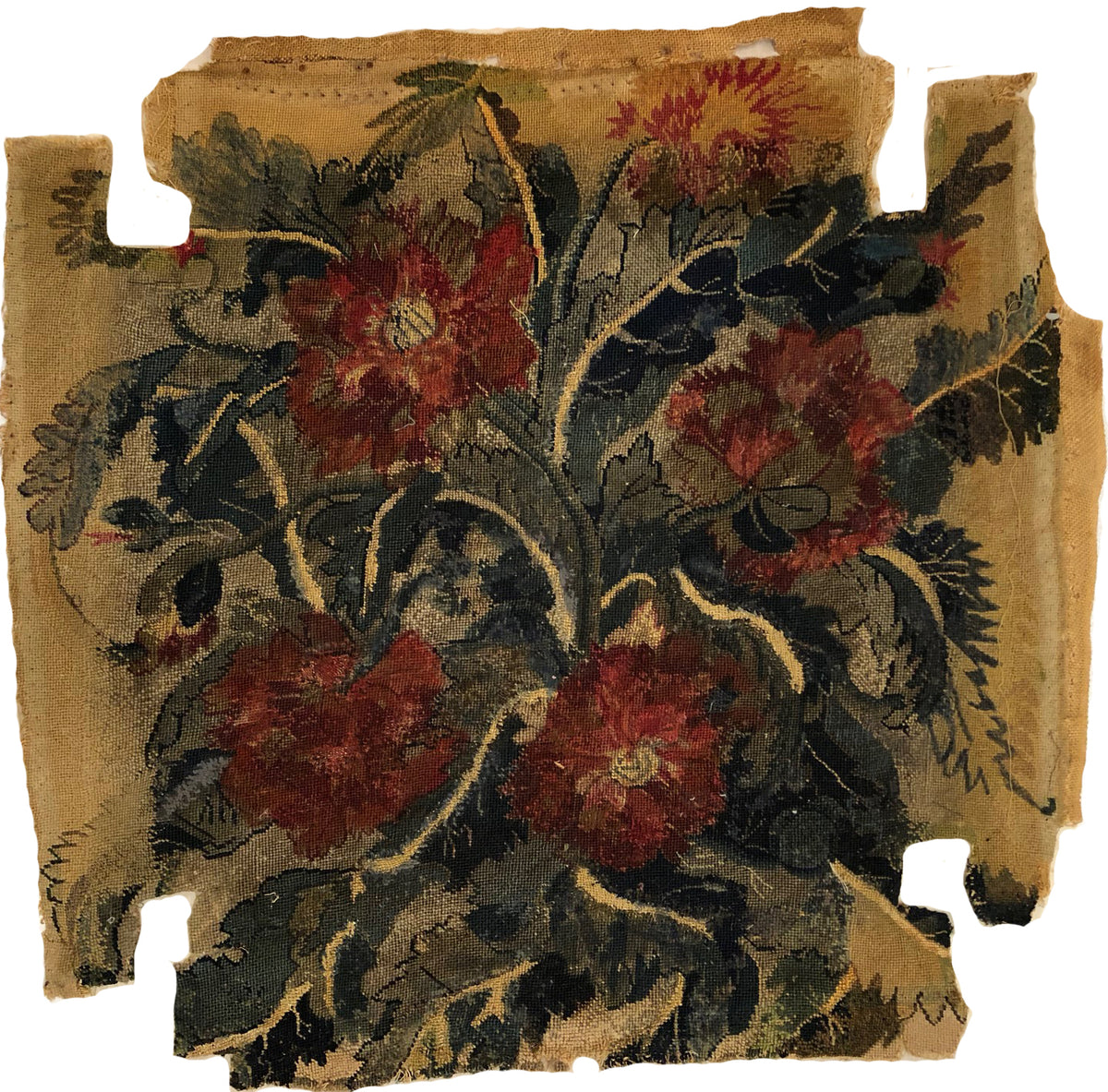 17th Century French Needlepoint ID: D047 B