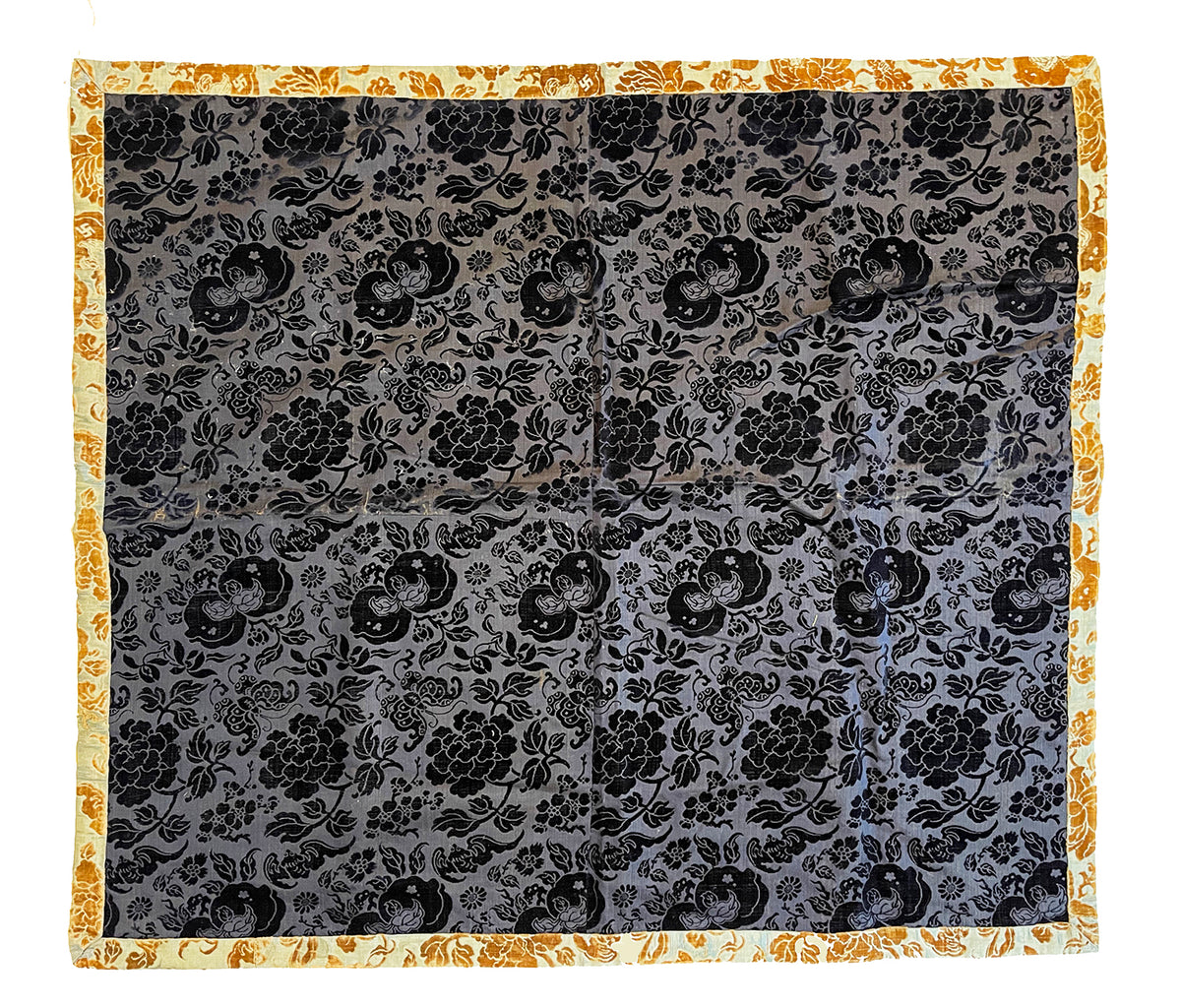 18th Century French Cut Velvet ID: D0619-12