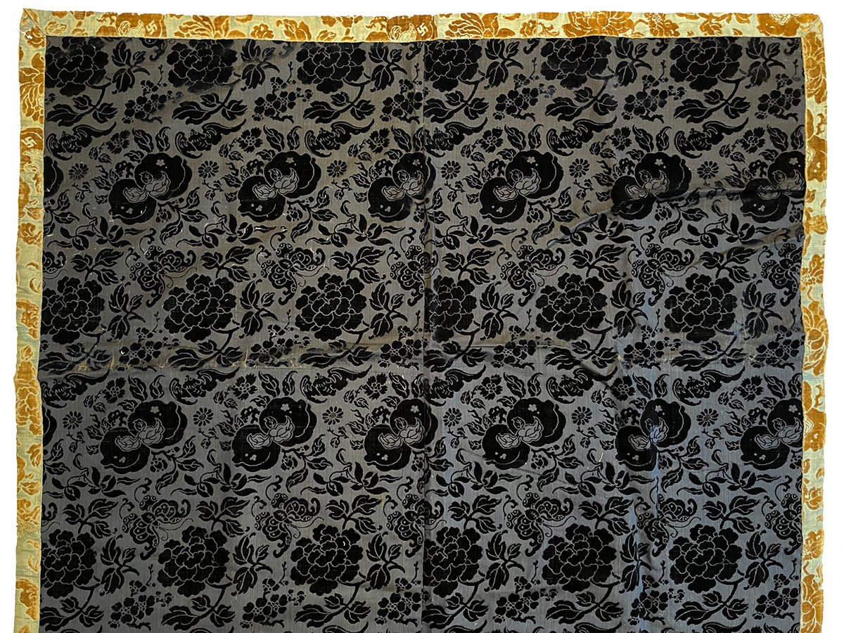 18th Century French Cut Velvet ID: D0619-12