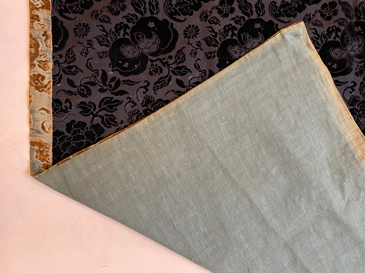 18th Century French Cut Velvet ID: D0619-12