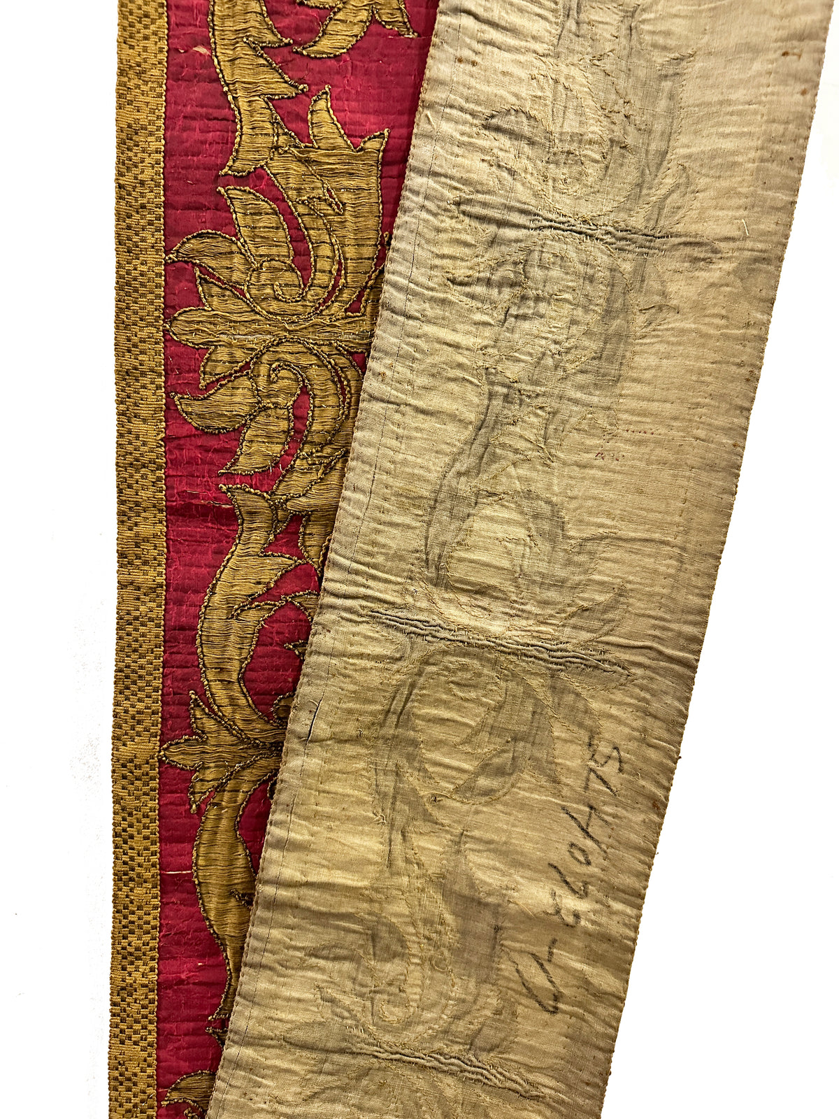 17th Century Italian Embroidery ID: L008