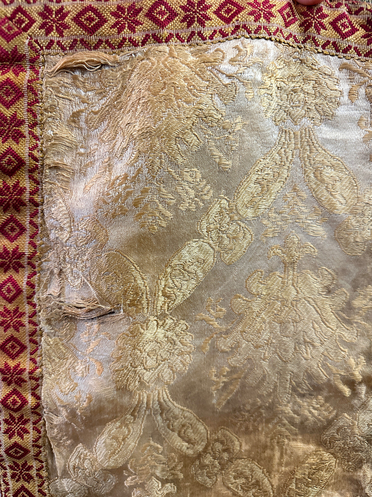 16th Century Italian Silk Embroidery ID: L021