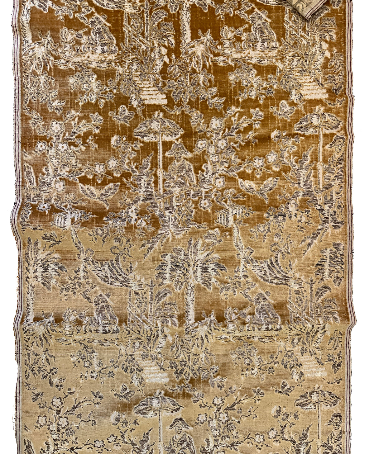 17th Century Italian Velvet with Metallic Thread ID: L099