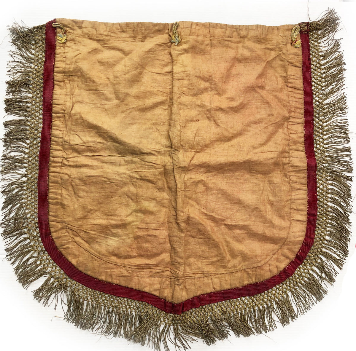 16th Century Italian Embroidery on Silk Coverlet ID: M0619-02