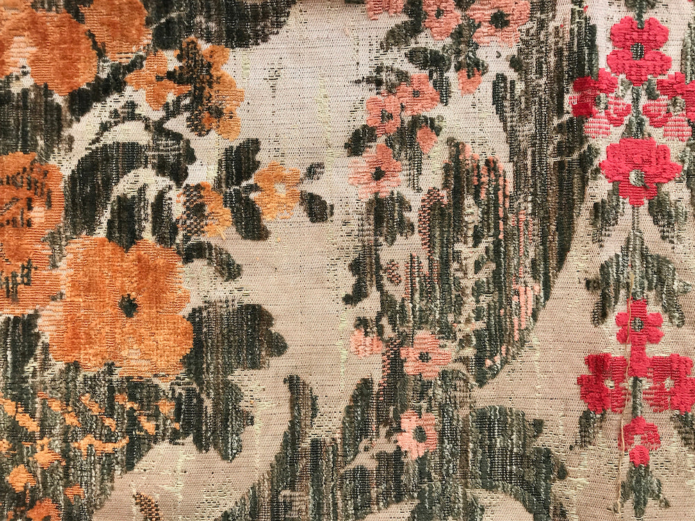 Late 18th Century French Cut Velvet ID: S17-001
