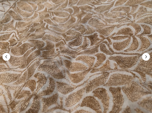Early 20th Century Silk Panel Needlepoint