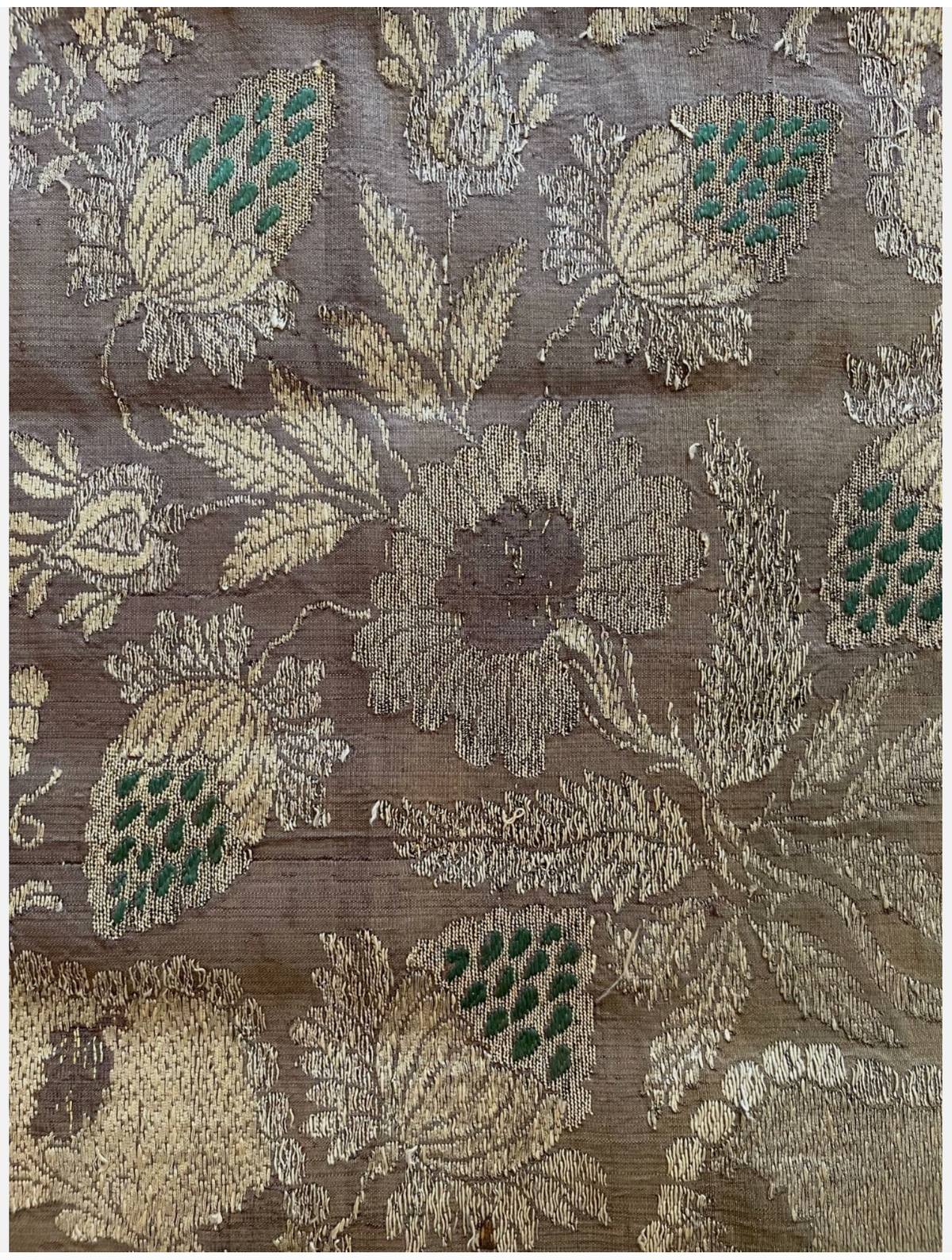 17th Century Italian Silk Embroidery