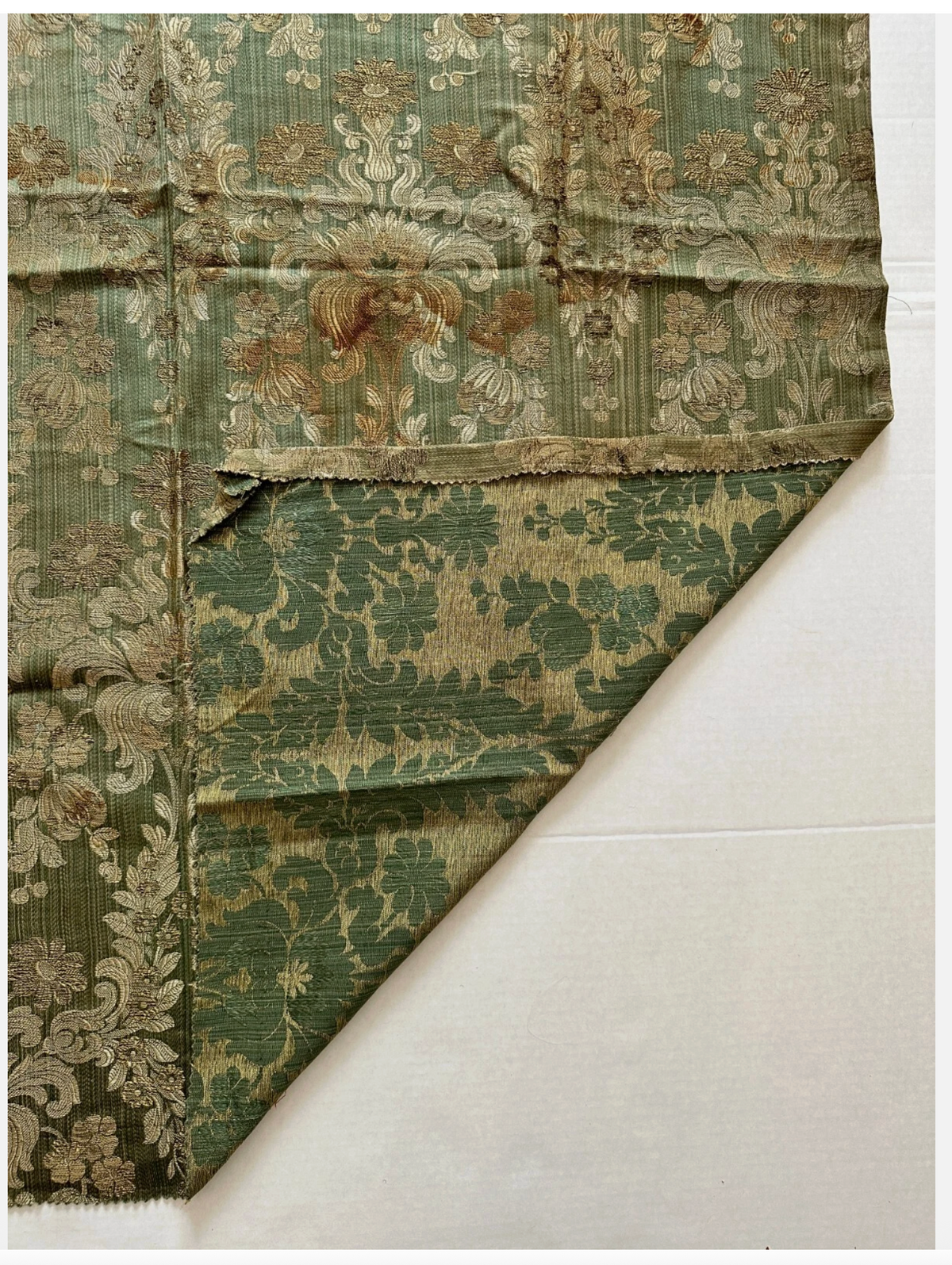 19th Century French Brocade Textile