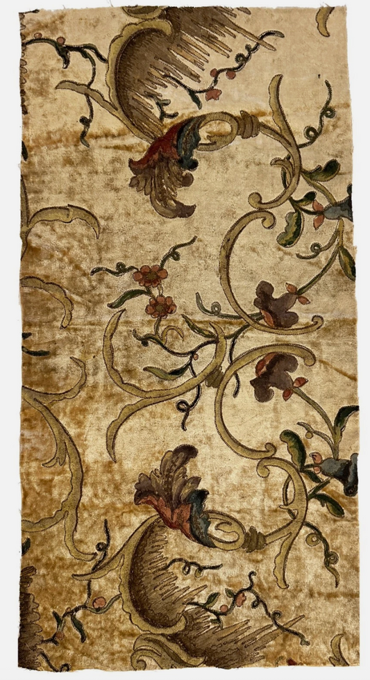 19th Century Italian Cut Velvet
