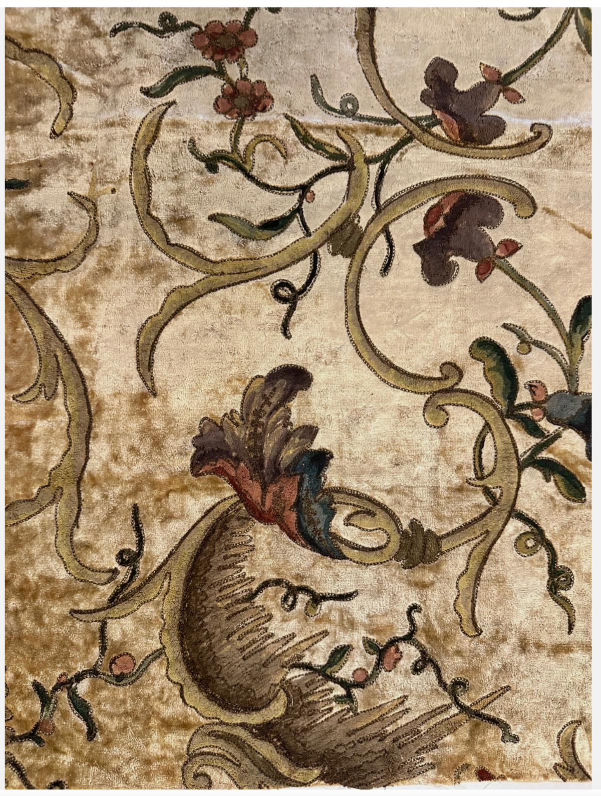 19th Century Italian Cut Velvet
