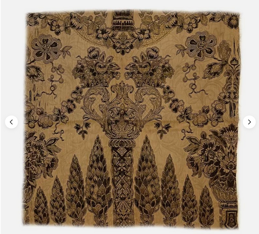 19th Century French Embroidery for pillow