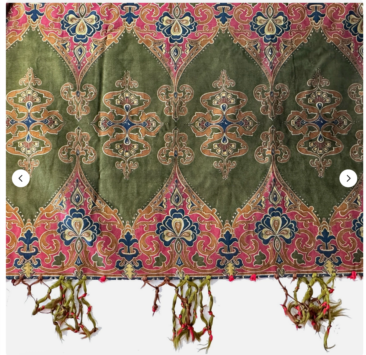 19th Century Italian Velvet Valences