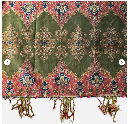 19th Century Italian Velvet Valences