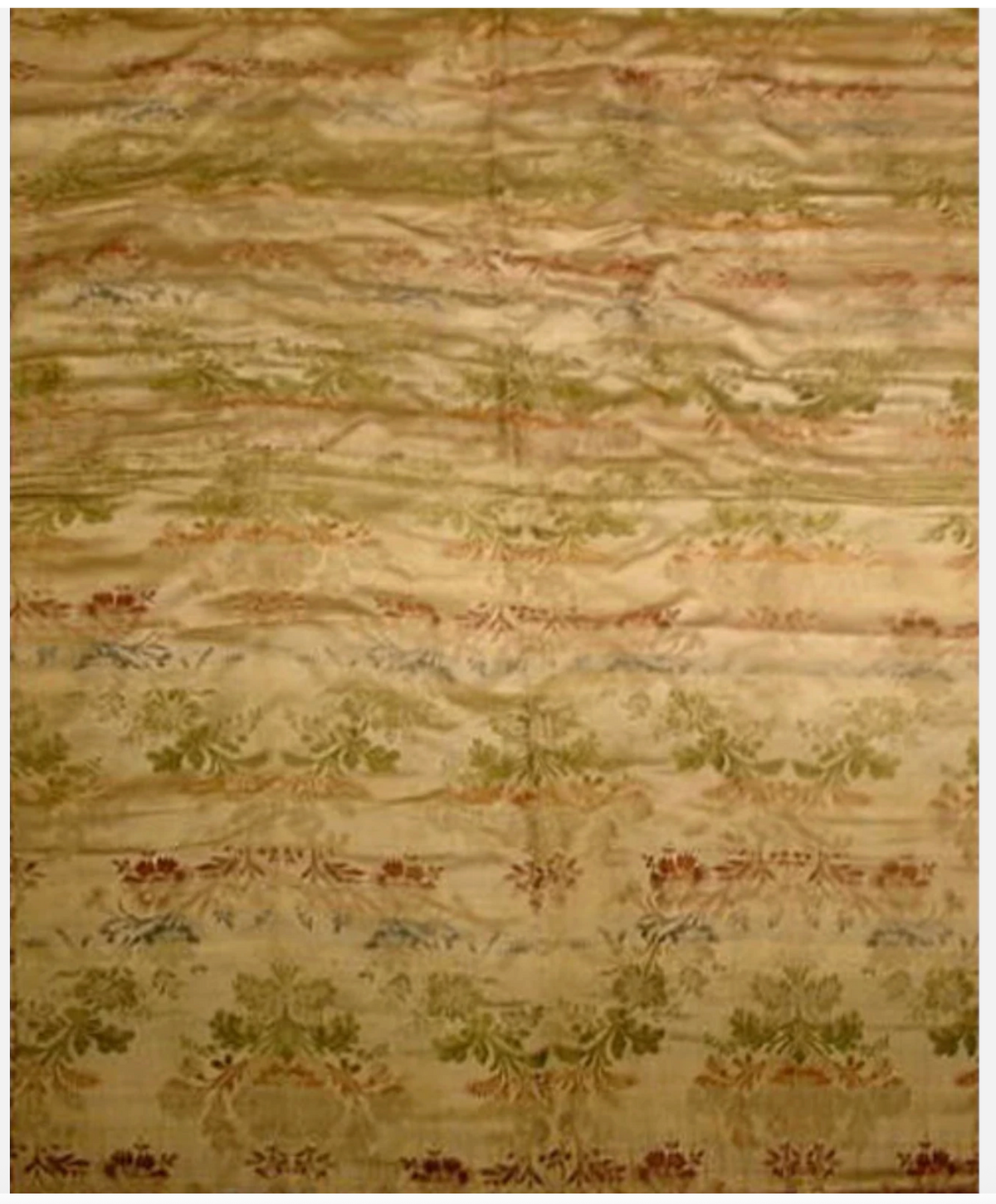 18th Century French Silk Brocade