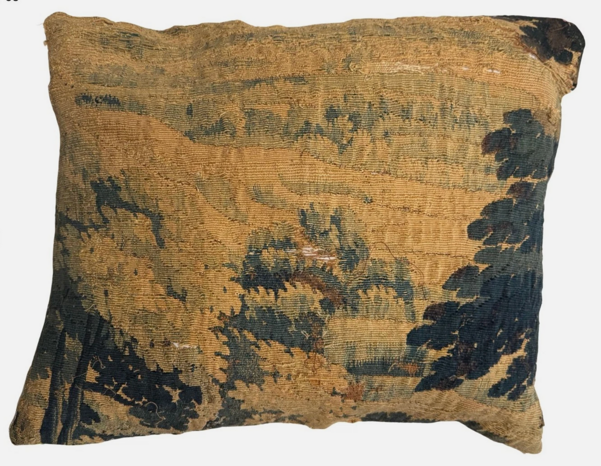 17th Century English Needlepoint Pillow Cover