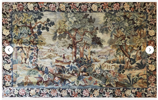 19th Century French Needlepoint Tapestry