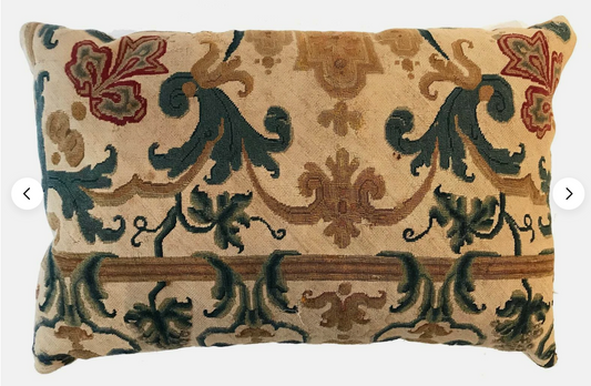 18th Century French Needlepoint Pillow