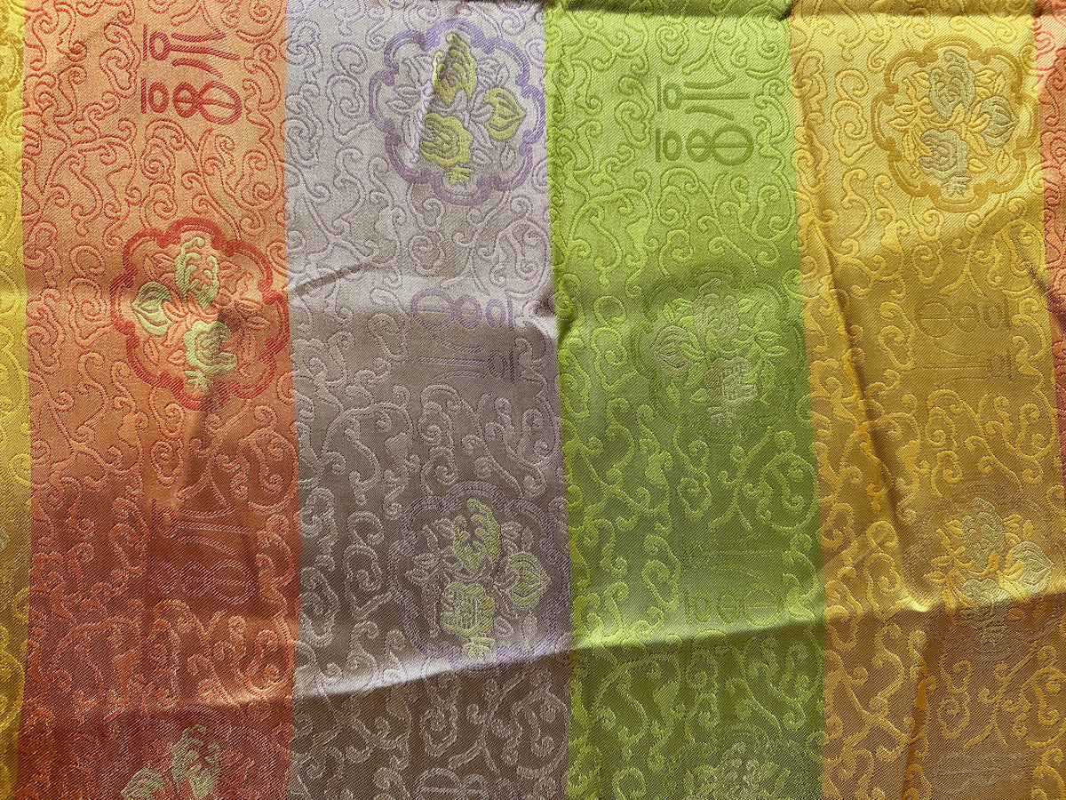 19th Century Chinese Silk Fabric ID: T030701