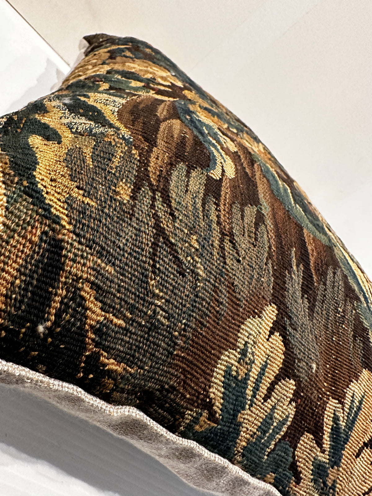 16th Century Brussels Tapestry Pillow ID: T042101E